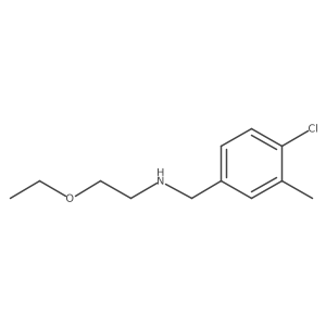 [(4-Chloro-3-methylphenyl)methyl](2-ethoxyethyl)amine结构式