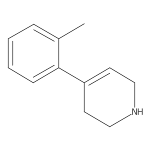 4-(2-Methylphenyl)-1,2,3,6-tetrahydropyridine Structure