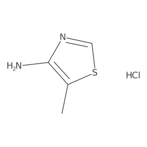 5-Methyl-1,3-thiazol-4-amine hydrochloride Structure