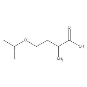 (2R)-2-amino-4-(propan-2-yloxy)butanoic acid结构式