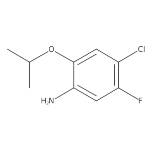 4-Chloro-5-fluoro-2-(propan-2-yloxy)aniline Structure