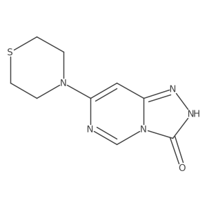 7-Thiomorpholino-[1,2,4]triazolo[4,3-c]pyrimidin-3(2H)-one Structure
