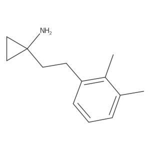 1-[2-(2,3-Dimethylphenyl)ethyl]cyclopropan-1-amine Structure