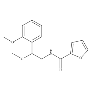 N-[2-methoxy-2-(2-methoxyphenyl)ethyl]furan-2-carboxamide结构式