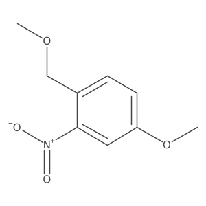 4-Methoxy-1-(methoxymethyl)-2-nitrobenzene结构式