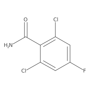 2,6-Dichloro-4-fluorobenzamide Structure
