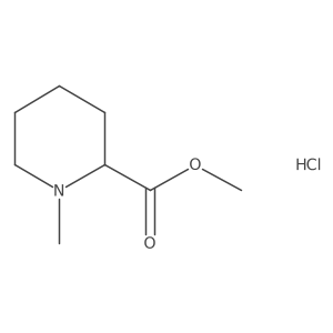 Methyl 1-methylpiperidine-2-carboxylate hydrochloride结构式