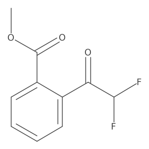 Methyl 2-(2,2-difluoroacetyl)benzoate结构式