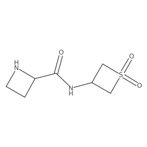 N-(1,1-Dioxidothietan-3-yl)azetidine-2-carboxamide Structure