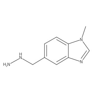 5-(hydrazinylmethyl)-1-methyl-1H-1,3-benzodiazole Structure