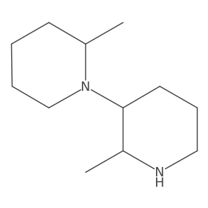 2-Methyl-1-(2-methylpiperidin-3-yl)piperidine Structure