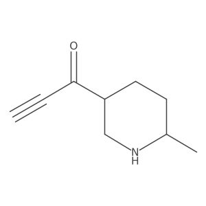 1-(6-Methylpiperidin-3-yl)prop-2-yn-1-one结构式