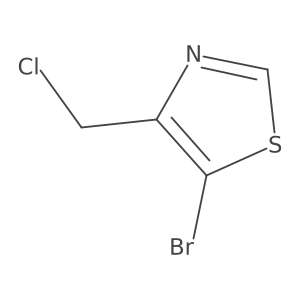 5-Bromo-4-(chloromethyl)-1,3-thiazole Structure