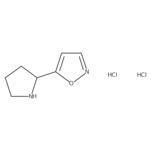 5-Pyrrolidin-2-ylisoxazole dihydrochloride Structure