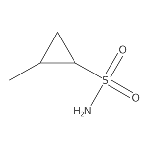 Rel-(1R,2R)-2-methylcyclopropane-1-sulfonamide结构式