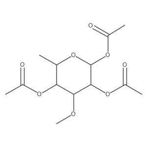 Thevetose triacetate, alpha-D- Structure