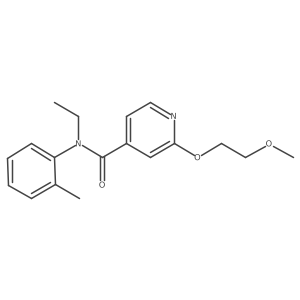 N-ethyl-2-(2-methoxyethoxy)-N-(o-tolyl)isonicotinamide Structure