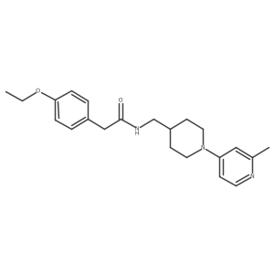 2-(4-ethoxyphenyl)-N-((1-(2-methylpyridin-4-yl)piperidin-4-yl)methyl)acetamide结构式