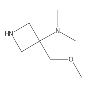 3-(Methoxymethyl)-N,N-dimethylazetidin-3-amine Structure