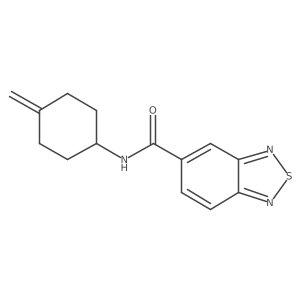 N-(4-methylidenecyclohexyl)-2,1,3-benzothiadiazole-5-carboxamide Structure