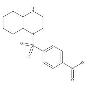 1-(4-Nitrobenzenesulfonyl)-decahydroquinoxaline结构式