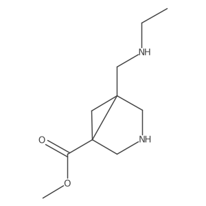 Methyl 5-[(ethylamino)methyl]-3-azabicyclo[3.1.0]hexane-1-carboxylate Structure