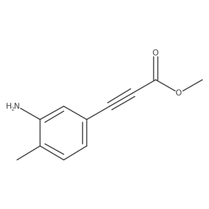 Methyl 3-(3-amino-4-methylphenyl)prop-2-ynoate Structure