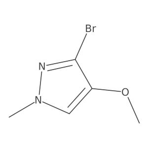 3-Bromo-4-methoxy-1-methyl-1H-pyrazole Structure