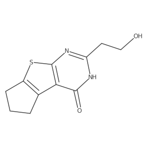 10-(2-Hydroxyethyl)-7-thia-9,11-diazatricyclo[6.4.0.0,2,6]dodeca-1(8),2(6),9-trien-12-one Structure