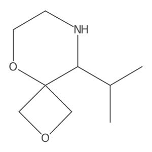 9-(Propan-2-yl)-2,5-dioxa-8-azaspiro[3.5]nonane结构式