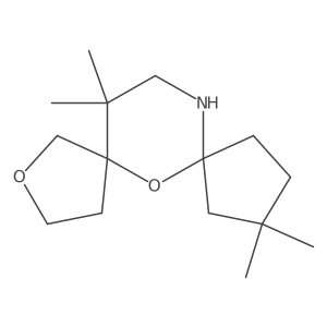 9,9,14,14-Tetramethyl-2,6-dioxa-12-azadispiro[4.1.4^{7}.3^{5}]tetradecane Structure