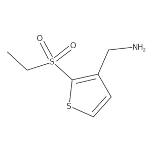 [2-(Ethanesulfonyl)thiophen-3-yl]methanamine Structure