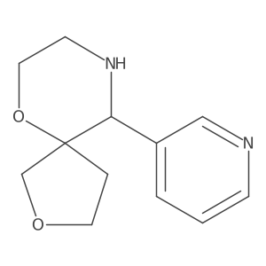 10-(Pyridin-3-yl)-2,6-dioxa-9-azaspiro[4.5]decane结构式