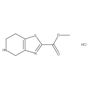 methyl 4H,5H,6H,7H-[1,3]thiazolo[4,5-c]pyridine-2-carboxylate hydrochloride Structure