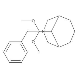 3-Benzyl-9-(dimethoxymethyl)-3-azabicyclo[3.3.1]nonane结构式