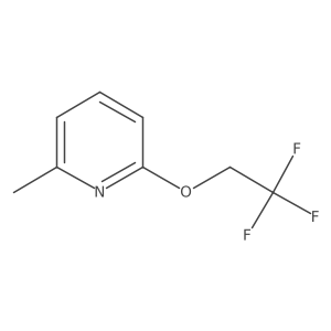 2-Methyl-6-(2,2,2-trifluoroethoxy)pyridine结构式