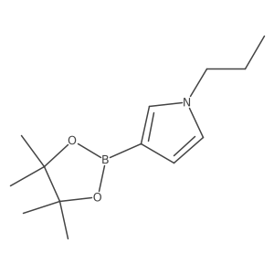 1-Propylpyrrole-3-boronic Acid Pinacol Ester Structure