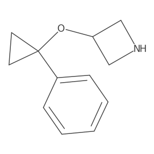 3-(1-Phenylcyclopropoxy)azetidine Structure