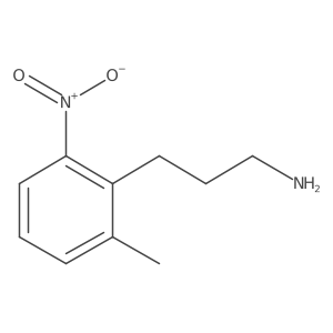 3-(2-Methyl-6-nitrophenyl)propan-1-amine结构式
