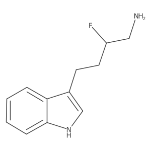 2-fluoro-4-(1H-indol-3-yl)butan-1-amine Structure