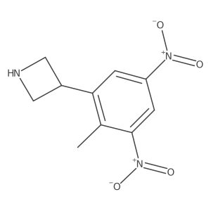 3-(2-Methyl-3,5-dinitrophenyl)azetidine结构式