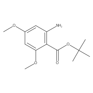 Tert-butyl 2-amino-4,6-dimethoxybenzoate Structure