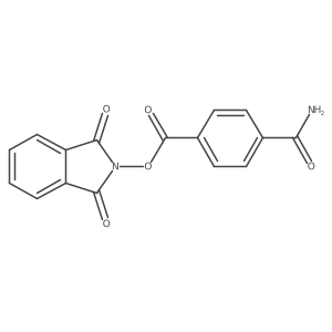 1,3-dioxo-2,3-dihydro-1H-isoindol-2-yl 4-carbamoylbenzoate Structure