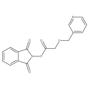 1,3-dioxo-2,3-dihydro-1H-isoindol-2-yl 2-[(pyridin-3-yl)methoxy]acetate Structure