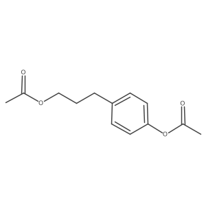 4-(3-Acetoxypropyl)phenol acetate结构式