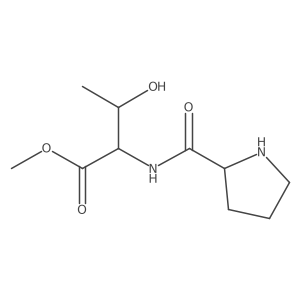 methyl (2S,3S)-3-hydroxy-2-{[(2S)-pyrrolidin-2-yl]formamido}butanoate结构式