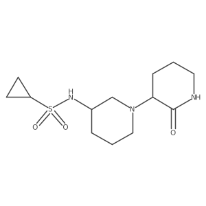 N-{2'-oxo-[1,3'-bipiperidine]-3-yl}cyclopropanesulfonamide Structure