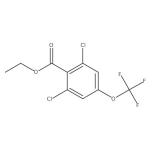 Ethyl 2,6-dichloro-4-(trifluoromethoxy)benzoate结构式