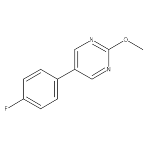 5-(4-Fluorophenyl)-2-methoxypyrimidine结构式