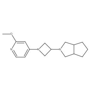 2-Methoxy-4-(3-{octahydrocyclopenta[c]pyrrol-2-yl}azetidin-1-yl)pyridine Structure